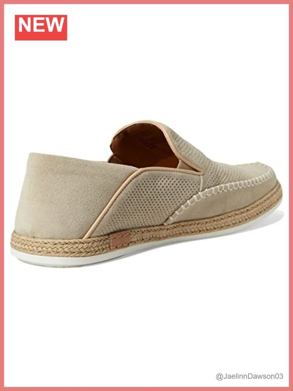 Suede Espadrille Flats Slip-On Casual Comfort Cushioned Lightweight